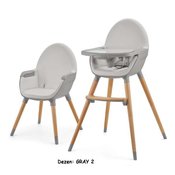 Hranilica za bebe Kinderkraft FINI 2u1 GRAY 2