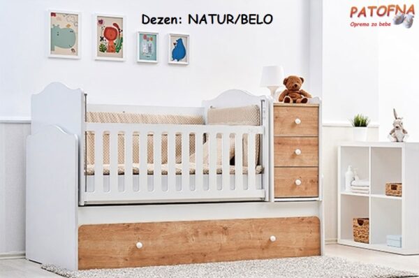Krevetac za bebe BELIS NOVA, 6 u 1 NATURE