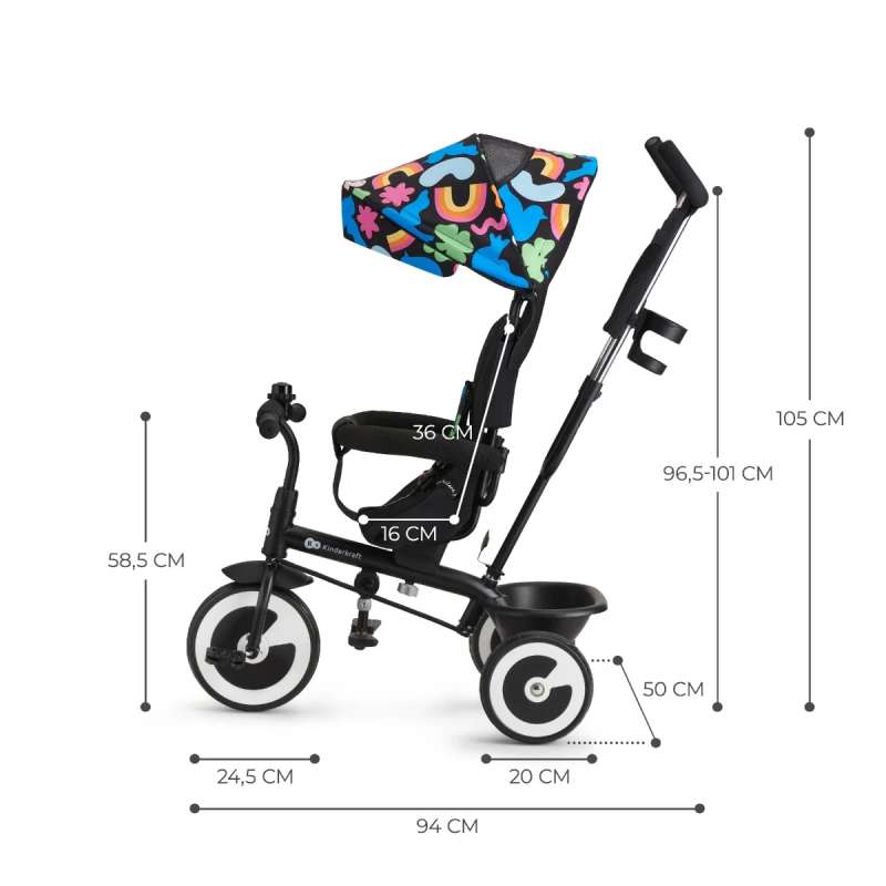 Tricikli / guralica za decu, Kinderkraft ASTON