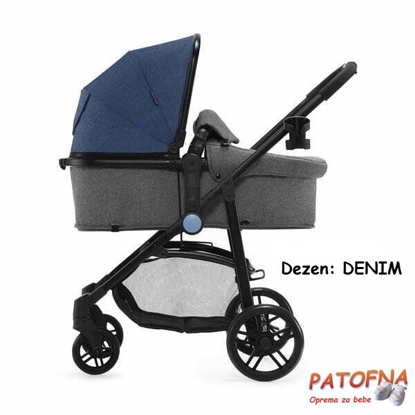 Kolica za bebe Kinderkraft JULI set 3u1 DENIM