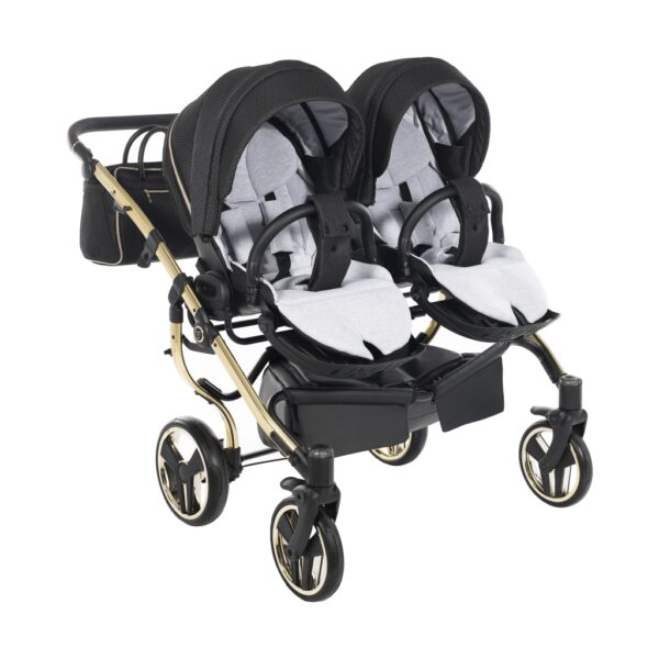 Kolica za blizance Junama MIRROR SHINE DUO STANDARD set 2/3u1