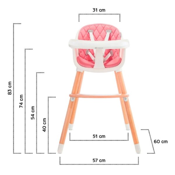 Hranilica za bebe Kinderkraft SIENNA 2u1
