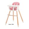 Hranilica za bebe Kinderkraft SIENNA 2u1 PINK