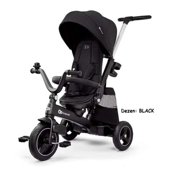 Tricikli / guralica za decu, Kinderkraft EASY TWIST BLACK