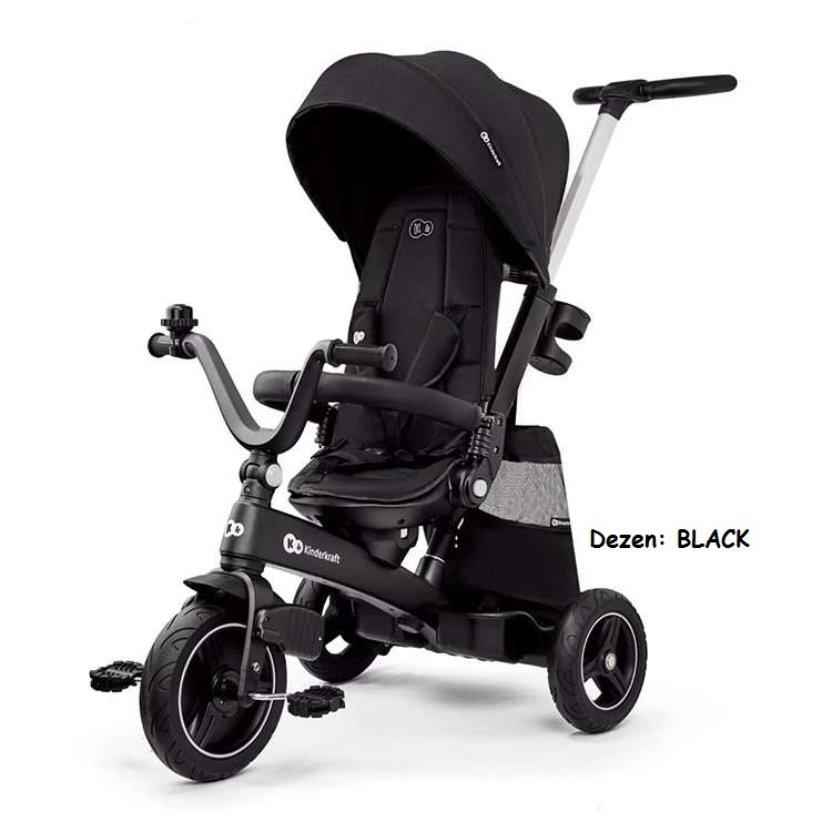 Tricikli / guralica za decu, Kinderkraft EASY TWIST BLACK