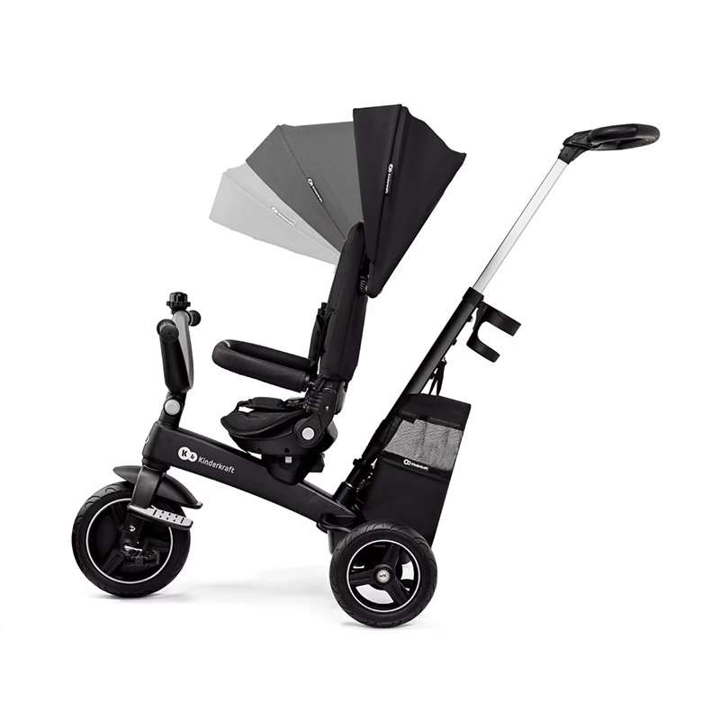 Tricikli / guralica za decu, Kinderkraft EASY TWIST BLACK