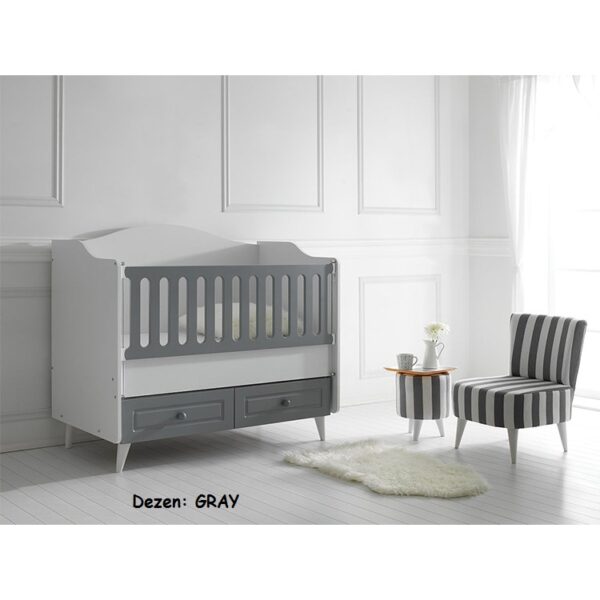 Krevetac za bebe Belis SIENA 2u1 GRAY