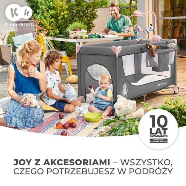 Prenosivi krevetac za bebe Kinderkraft JOY ACC 2u1