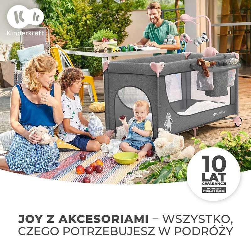 Prenosivi krevetac za bebe Kinderkraft JOY ACC 2u1
