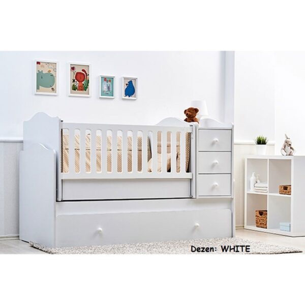 Krevetac za bebe Belis NOVA 6u1 WHITE