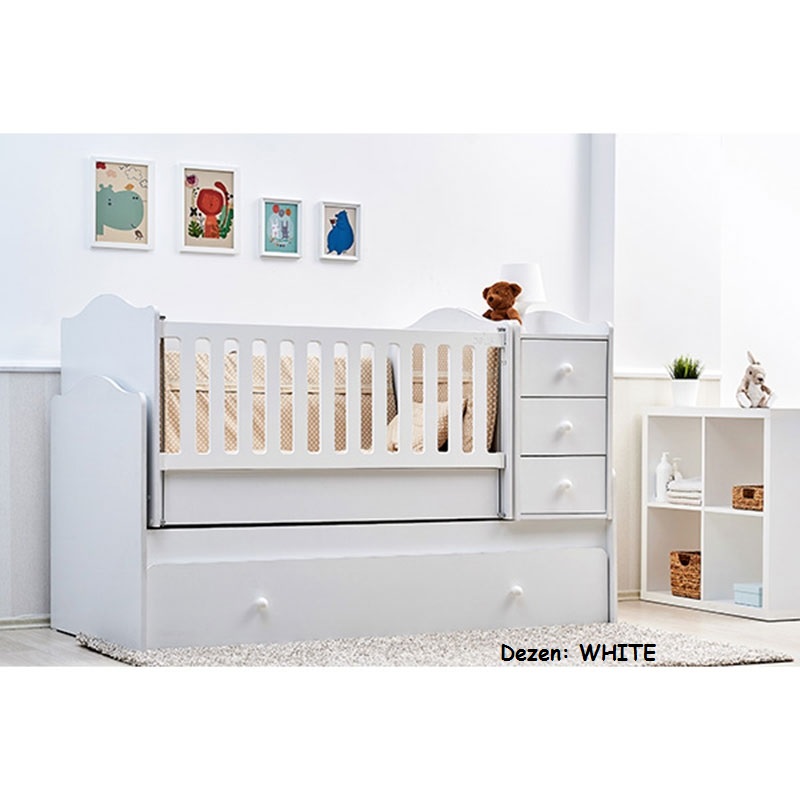 Krevetac za bebe Belis NOVA 6u1 WHITE