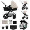 Kolica za bebe Kinderkraft MOOV 2 set 3u1
