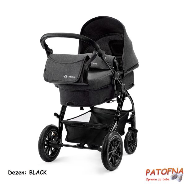 Kolica za bebe Kinderkraft Moov 3u1 BLACK