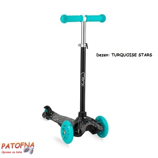 Trotinet Qkids Weendy, dezen TURQUOISE