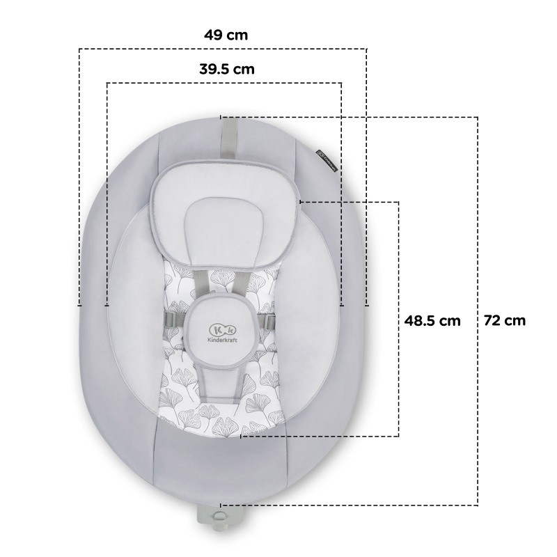 Ljuljaška Kinderkraft Luli, dezen, GRAY Ljuljaška Kinderkraft Luli, dezen, GRAY