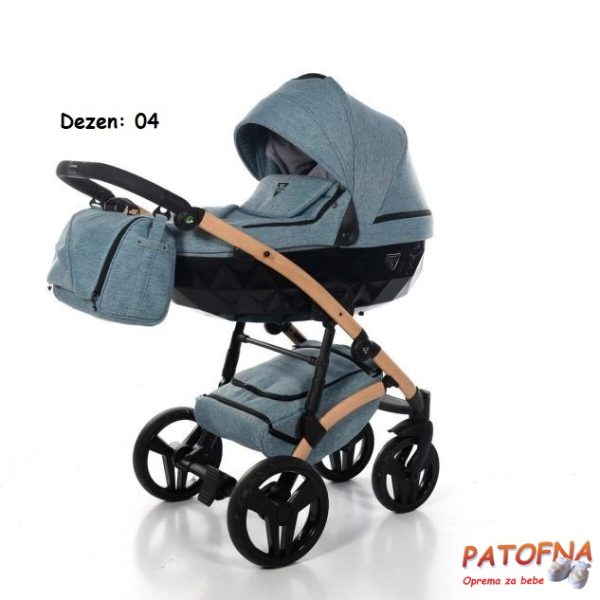 Kolica za bebe Junama Vegan, 3 u 1, 04