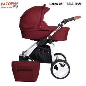 Kolica za bebe Kunert Rotax, 2 u 1 05 BELI RAM