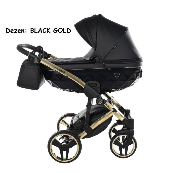 Kolica za bebe Junama Fluo 3u1 BLACK GOLD