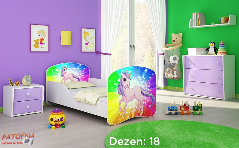 Krevet za decu Acma 1 140x70 bez fioke, 18