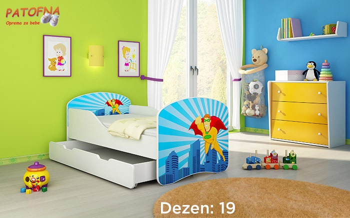 Krevet za decu Acma 1 140×70 sa fiokom, 19