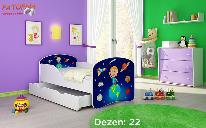 Krevet za decu Acma 1 sa fiokom 160×80 22