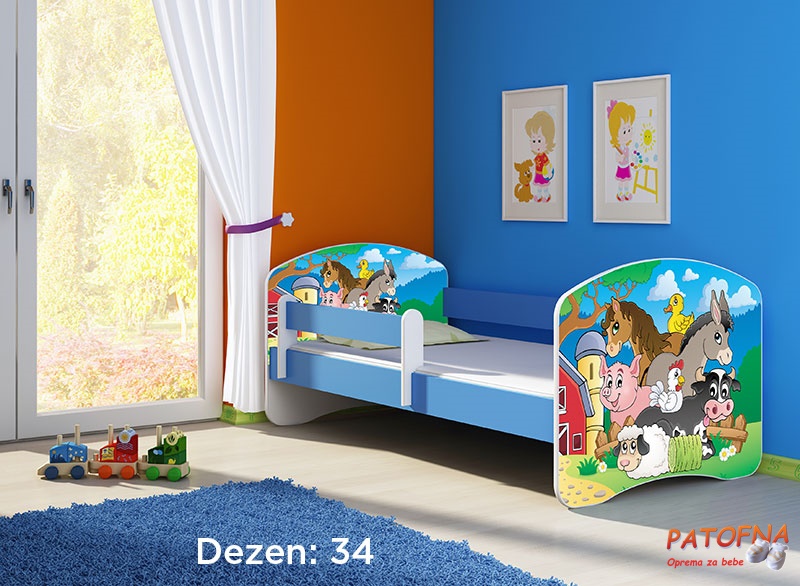 Krevet za decu Acma 2 BLUE 140×70 34