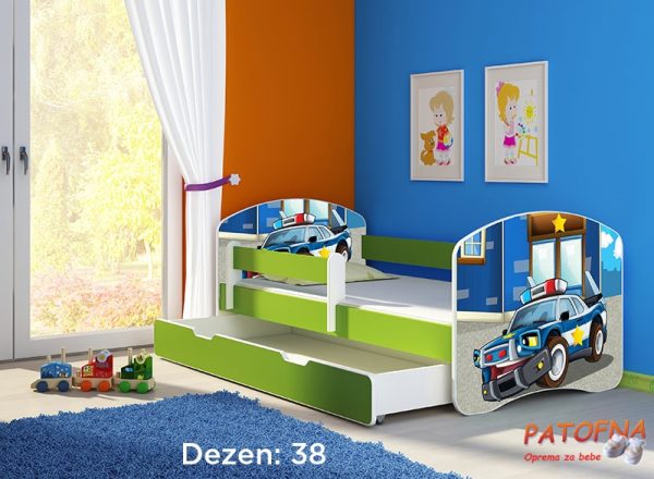 Krevet za decu Acma 2 GREEN 160×80 F 38