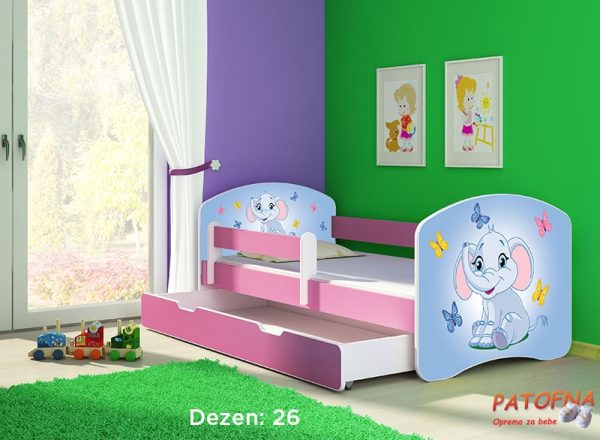Krevet za decu Acma 2 PINK 180×80 F 26