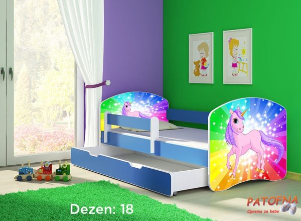 Krevet za decu Acma 2 BLUE 140×70 F 18