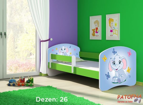 Krevet za decu Acma 2 GREEN 140×70 BF 26