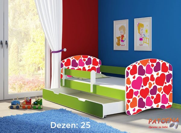 Krevet za decu Acma 2 GREEN 140×70 25