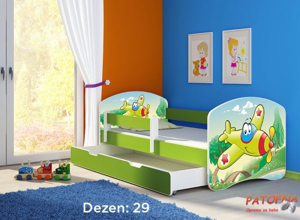 Krevet za decu Acma 2 GREEN 140×70 29