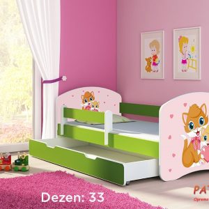 Krevet za decu Acma 2 GREEN 140×70 33