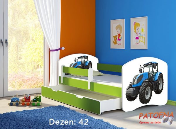 Krevet za decu Acma 2 GREEN 140×70 42