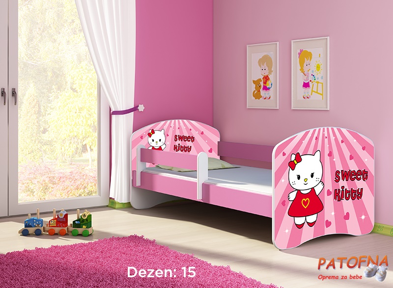 Krevet za decu Acma 2 PINK 140×70 BF 15