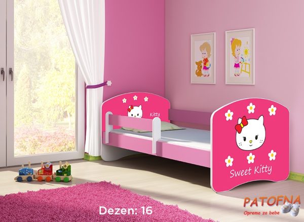 Krevet za decu Acma 2 PINK 140×70 BF 16