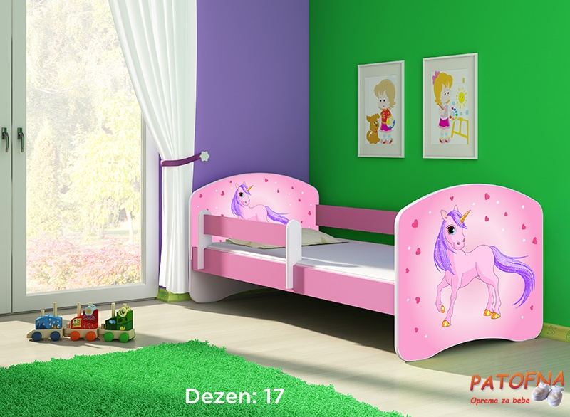 Krevet za decu Acma 2 PINK 140×70 BF 17