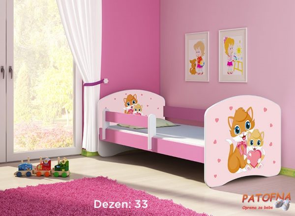 Krevet za decu Acma 2 PINK 140×70 BF 33