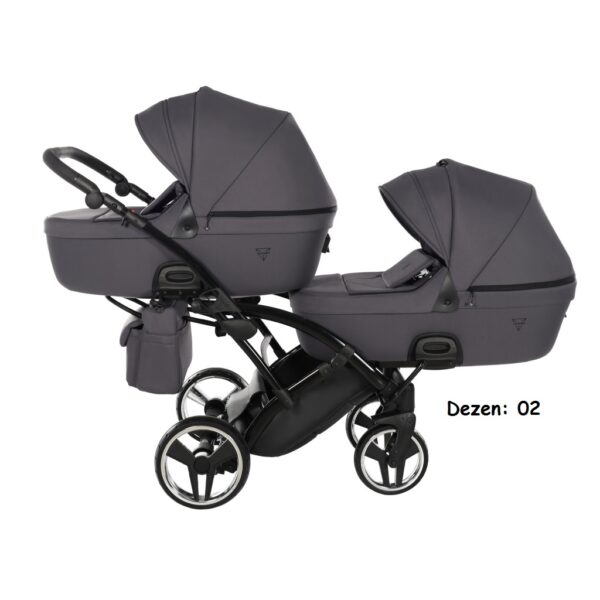 Kolica za blizance Junama TERMO TEX DUO SLIM set 2/3u1 02