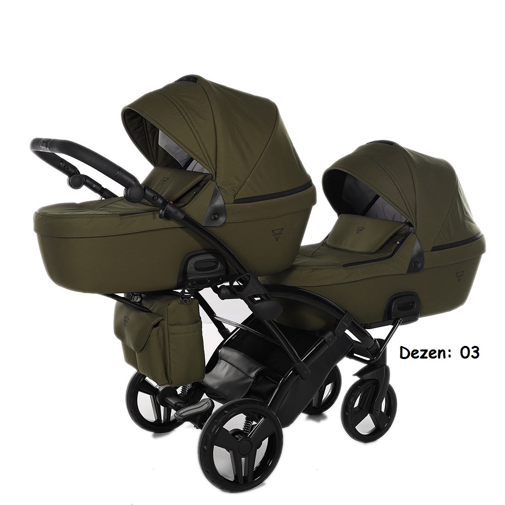 Kolica za blizance Junama TERMO TEX DUO SLIM set 2/3u1 03