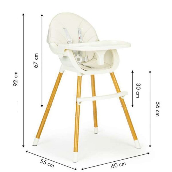 Eco Toys Eco 2u1, hranilica, dezen BEIGE