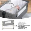 Kinderkraft Neste Grow, kolevka, LIGHT GRAY FULL WOOD