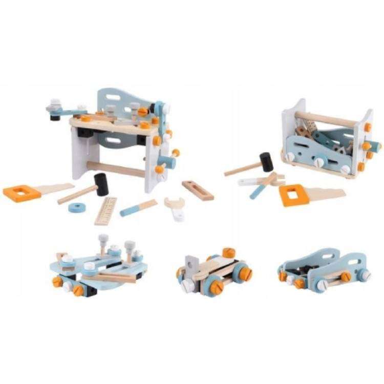 Eco Toys, 52 elemenata, drvena radionica