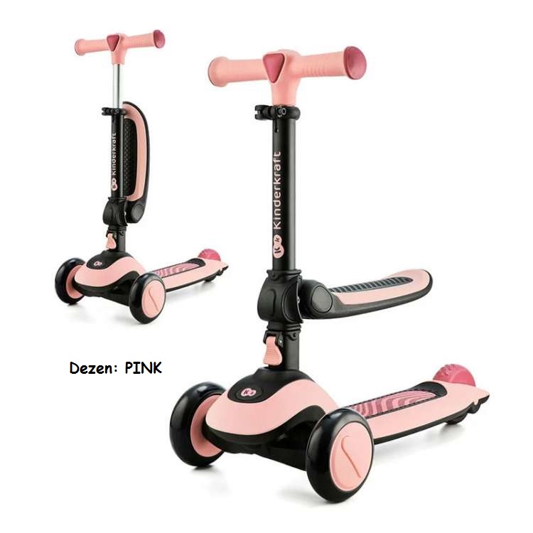 Trotinet za decu Kinderkraft HALLEY 2u1 PINK