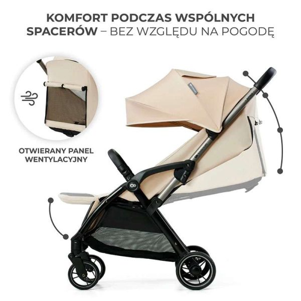 Kinderkraft Apino, kišobran kolica, DUNE BEIGE