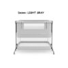Kolevka za bebe Kinderkraft NESTE GROW 2 2u1 LIGHT GRAY Kolevka za bebe Kinderkraft NESTE GROW 2 2u1 LIGHT GRAY