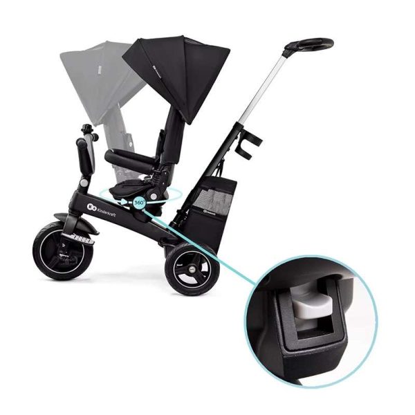 Tricikli Kinderkraft Easy Twist, dezen BLACK