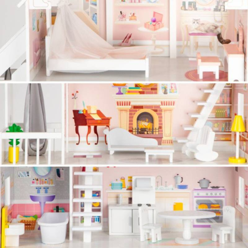 Eco Toys Tiffany Residence, kućica za lutke.