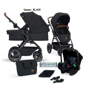 Kolica za bebe Kinderkraft B Tour Pro 3 u 1 BLACK