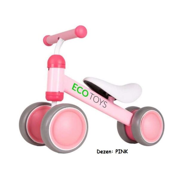 Tricikli / guralica za decu Eco Toys COLLOR PINK
